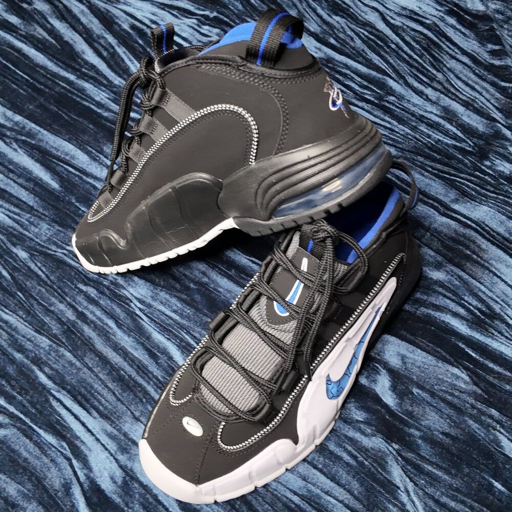 Nike Air Max Penny 1, size 8.5, black/varsity-Royal/white